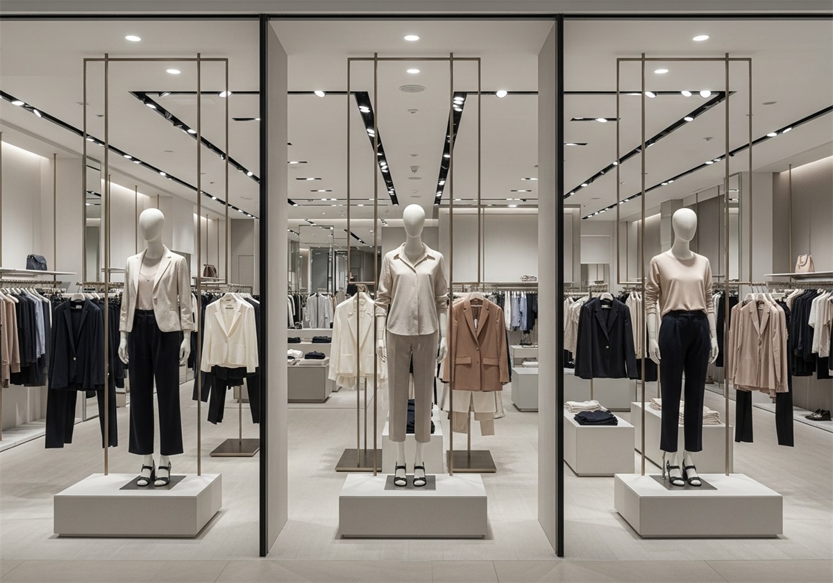 Consistent mannequin display strategy across multiple retail stores