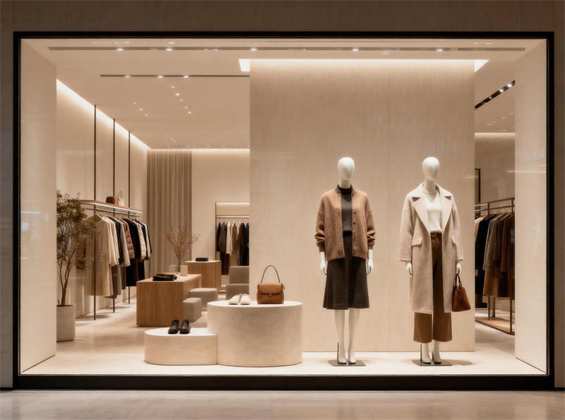 fashion retail window display showing retail display planning concept fashion retail window display showing retail display planning concept