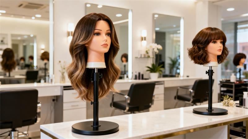 Step-by-step setup of Mannequin Head Mannequin Head for salon display