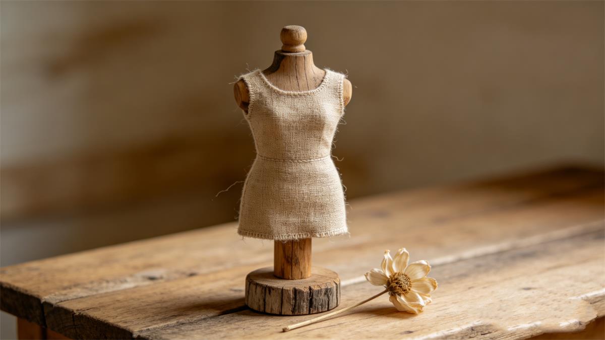 Sustainable clothing boutique display idea