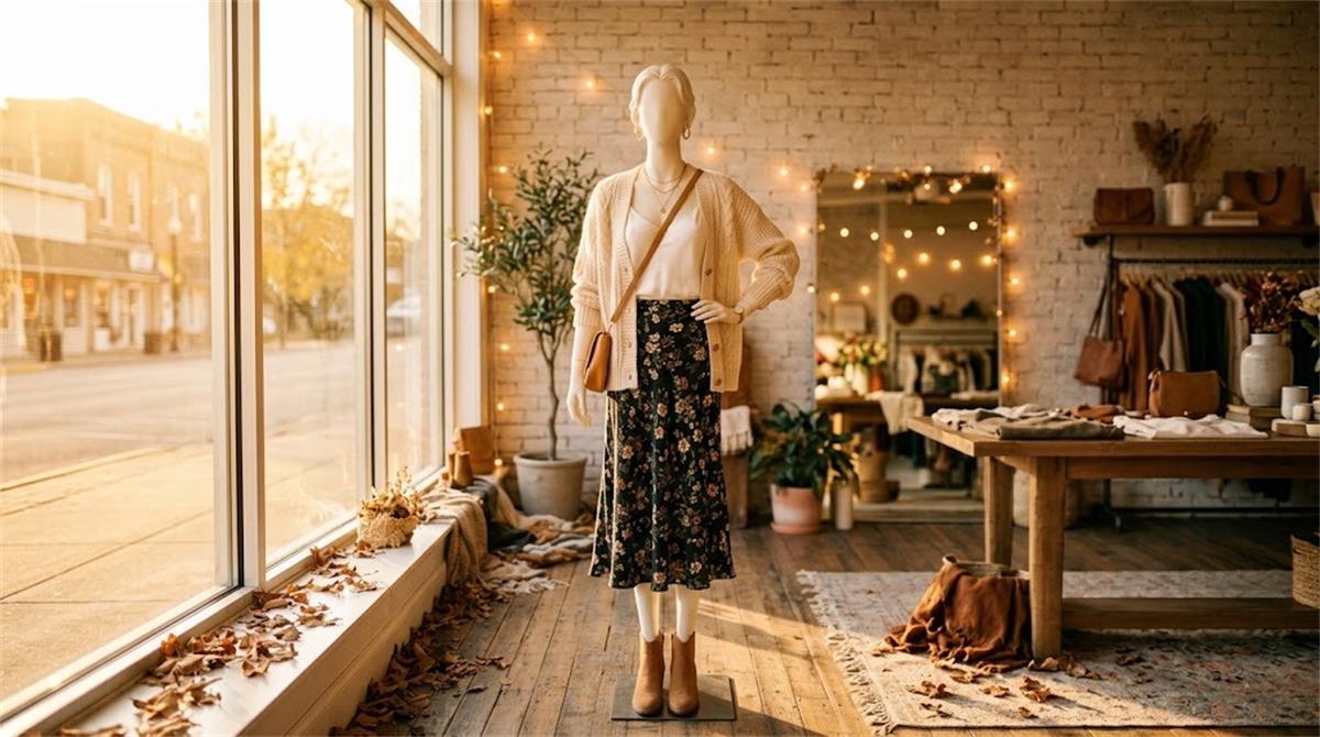 Window display styled for Pinterest Window display styled for Pinterest