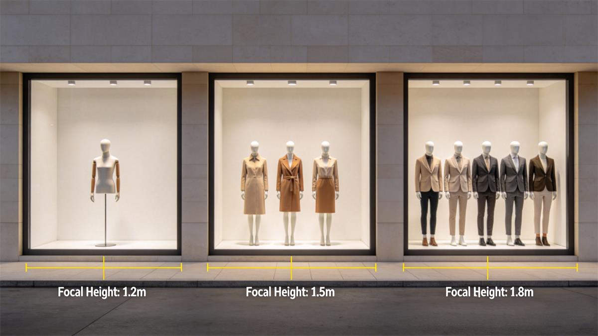 Mannequin grouping by window width for Black Friday