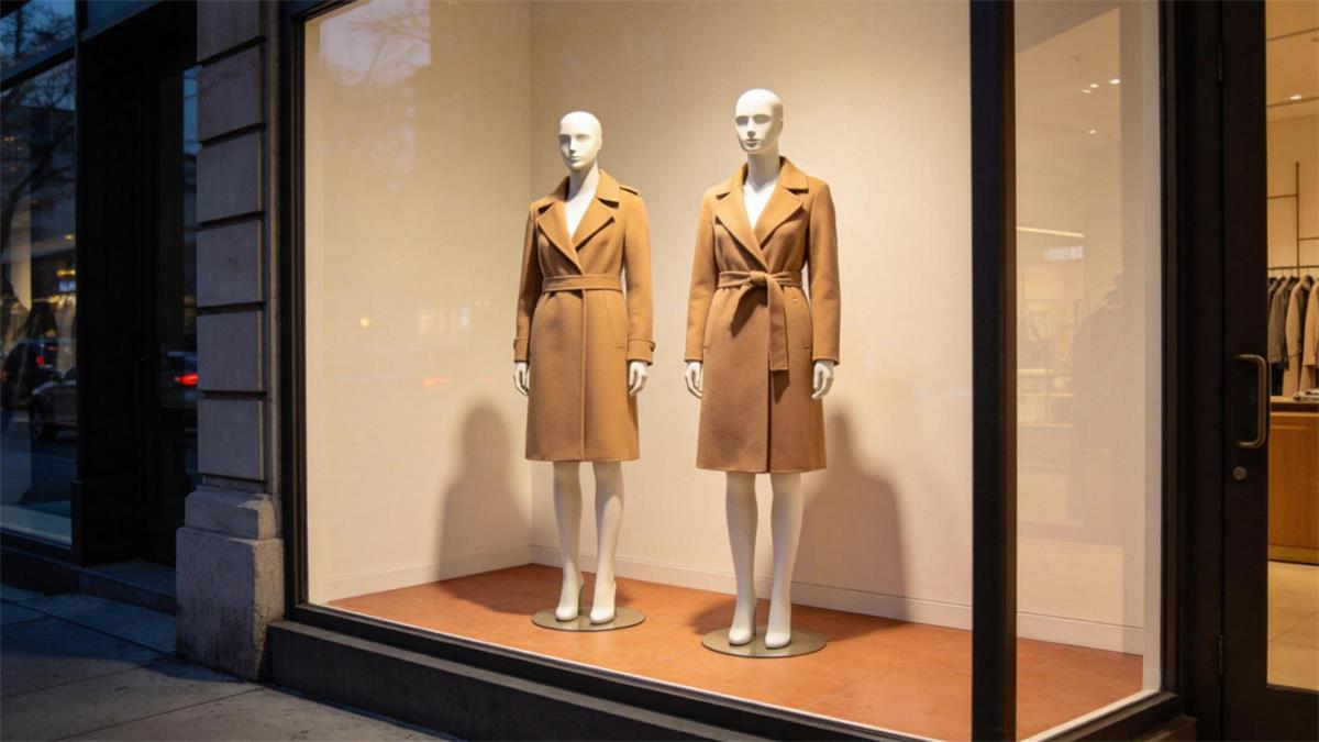 Window display colors built from one dominant tone, one supporting tone and a single accent Window display colors built from one dominant tone, one supporting tone and a single accent