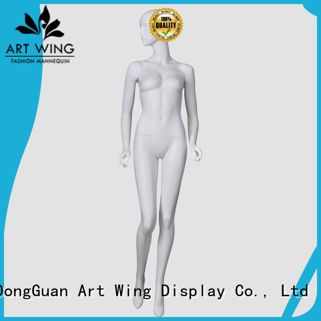 Art Wing color female plastic mannequin personalized for shrit