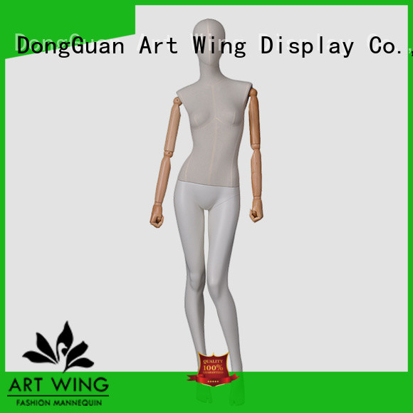 Art Wing style vintage fabric mannequin factory for clothes