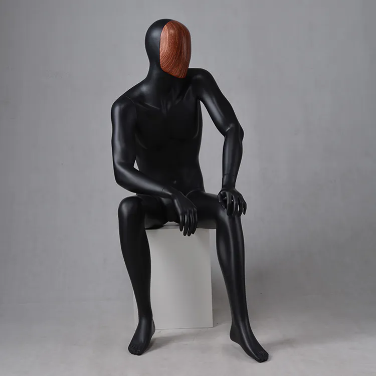 MAX-4N New design mannequin male sitting clothes dummy for sale