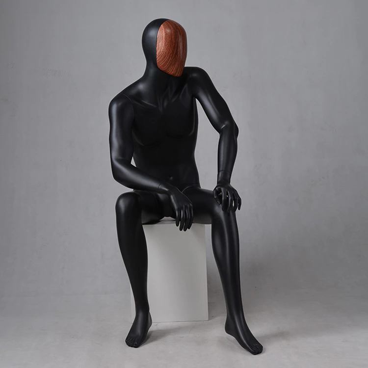 MAX-4N New design mannequin male sitting clothes dummy for sale
