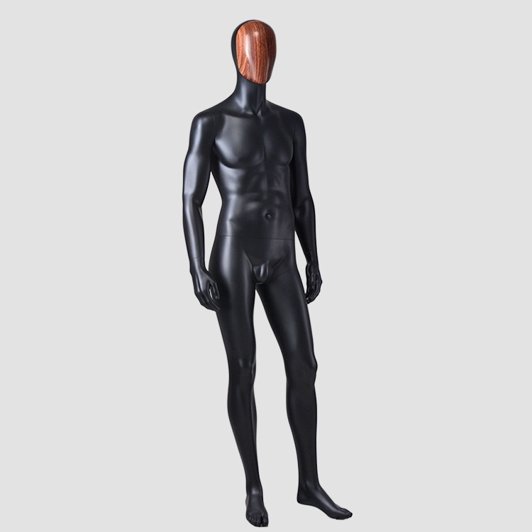 YSM-7 Standing muscle male mannequin black full body mannequin
