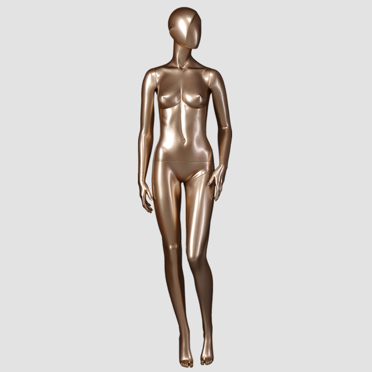 DYF-3 Fiberglass standing goden female mannequin for display