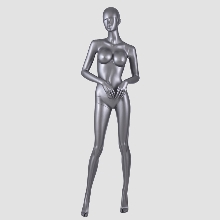 AFF-SRU-A Standing full body black female mannequin realistic women mannequin for display