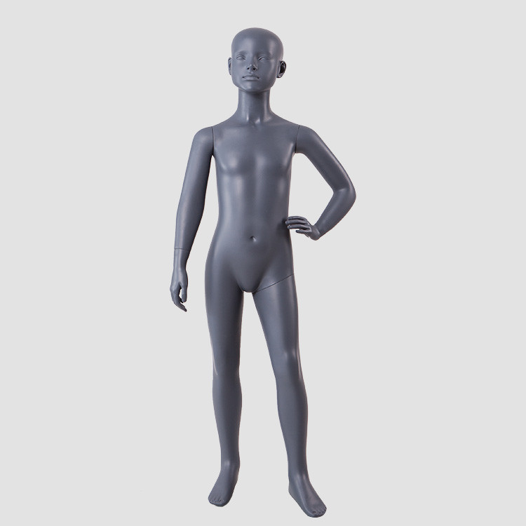 BC-KIDS-A Full body black child mannequin fiberglass dispaly mannequin