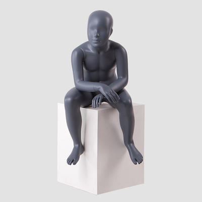 BC-KIDS-G Realistic boy size child mannequin full body sitting kids mannequin