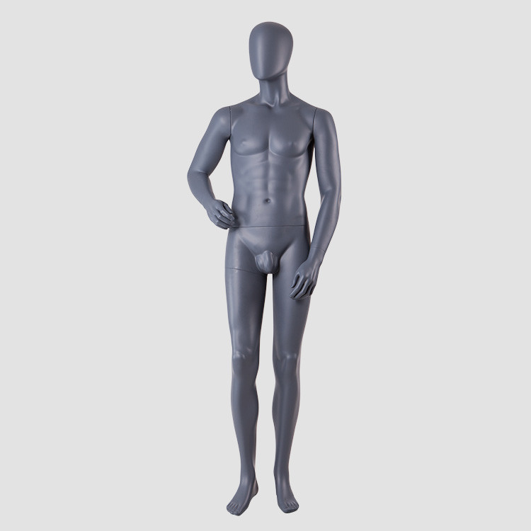 KENT-E Hot sale fiberglass black adult male mannequin for retail display
