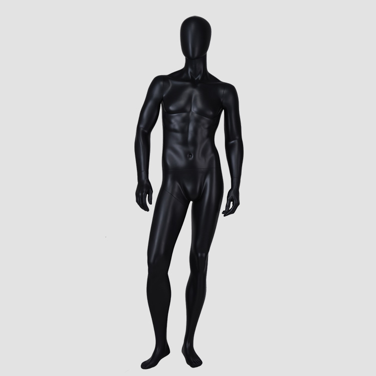 YB-1 Black abstract mannequin full body male mannequin customization