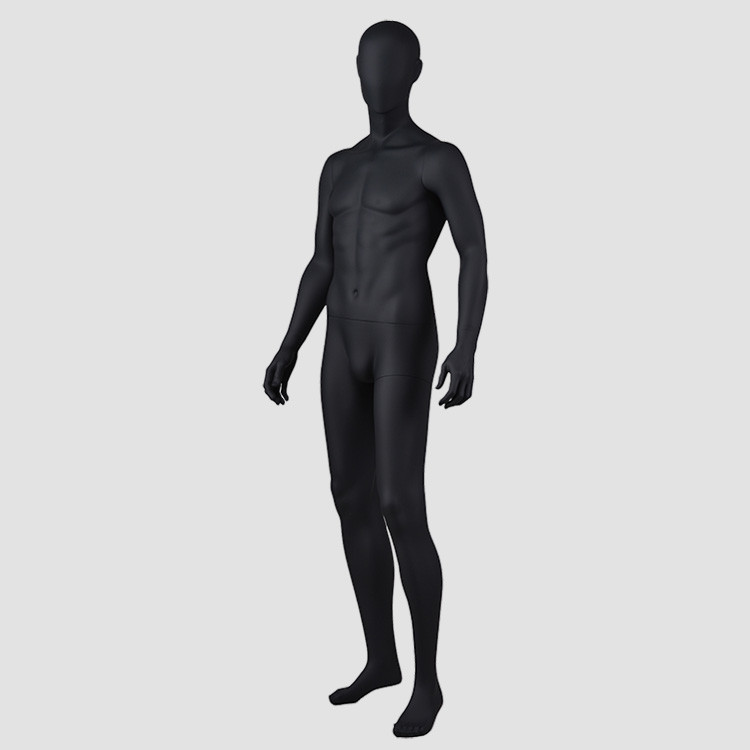 YB-5 High fashion hot sale black color male standing mannequin
