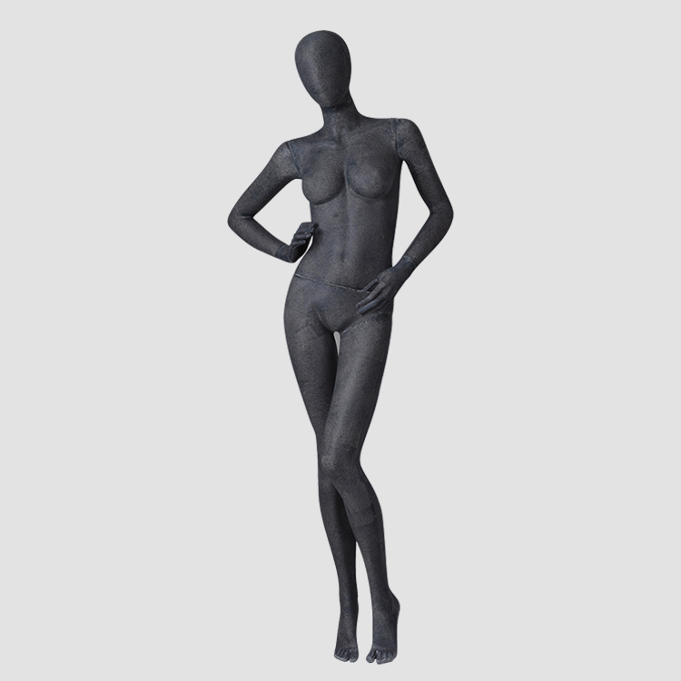 MPF04 Custom lifestyle elegant sexy female black mannequin