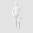 MKHF-5 Full body maniquies men likelife muscle matte white standing male mannequin