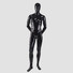 M2203 Standing man mannequin glossy black maniquies male