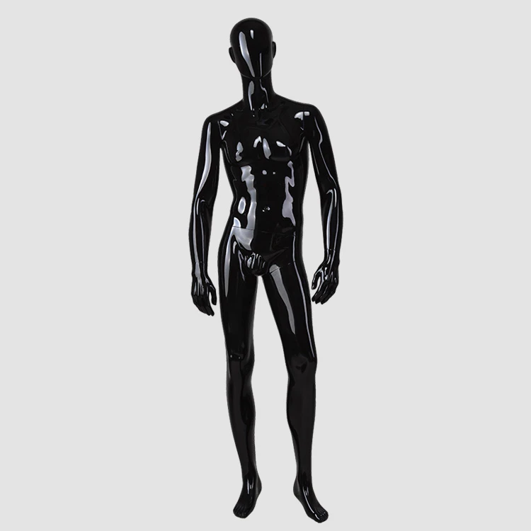 M-2201- KB-A Muscle male black brazilian mannequin for shopping store display