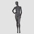 KF-1 Vintage black female mannequin full female body suit dummy on sale