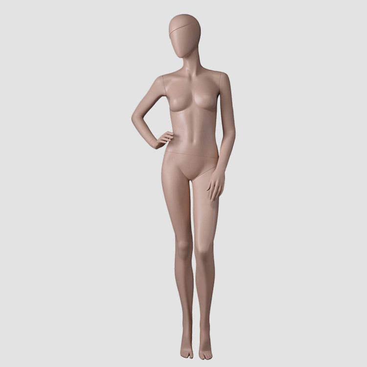 KF-10 Skin color female mannequin for clothes display