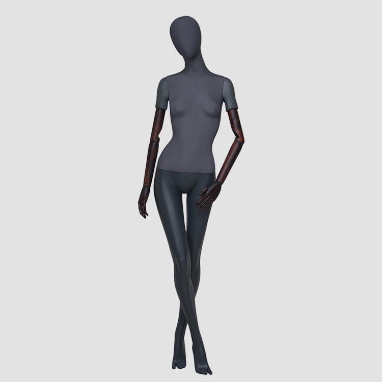 F-2202-AH Elegant full body black female mannequin fashion shop mannequins