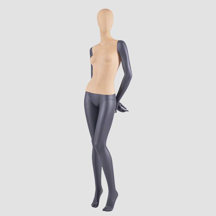 F-2203 Full body black female mannequin fiberglass mannequins