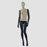 F-2206-AH Black fiberglass female eco-friendly mannequin fashion body woman mannequin