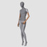 F-2206-AH Egg head whole body female mannequin store display mannequin