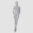 CX-10C Fashionable young nude female mannequin clothing display dummy