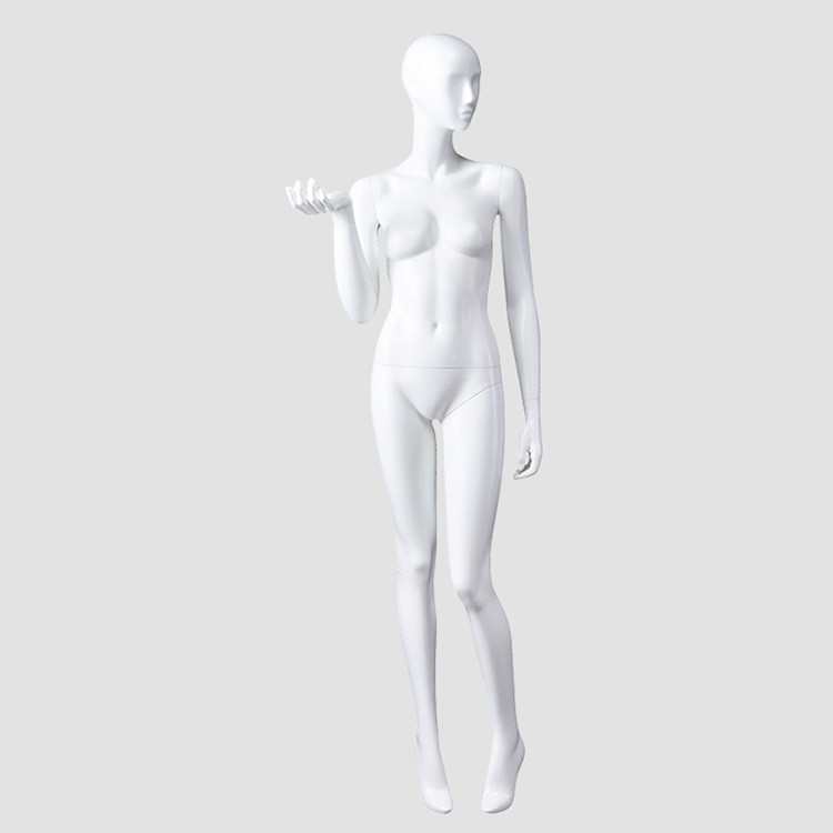 BW-6 Clothes display standing female fiberglass mannequin