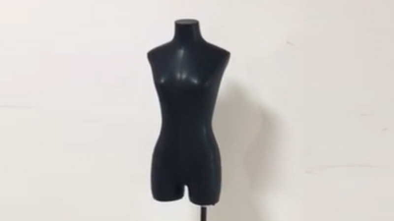 Change head for half body dress form mannequin