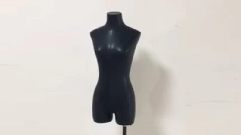 Change head for half body dress form mannequin