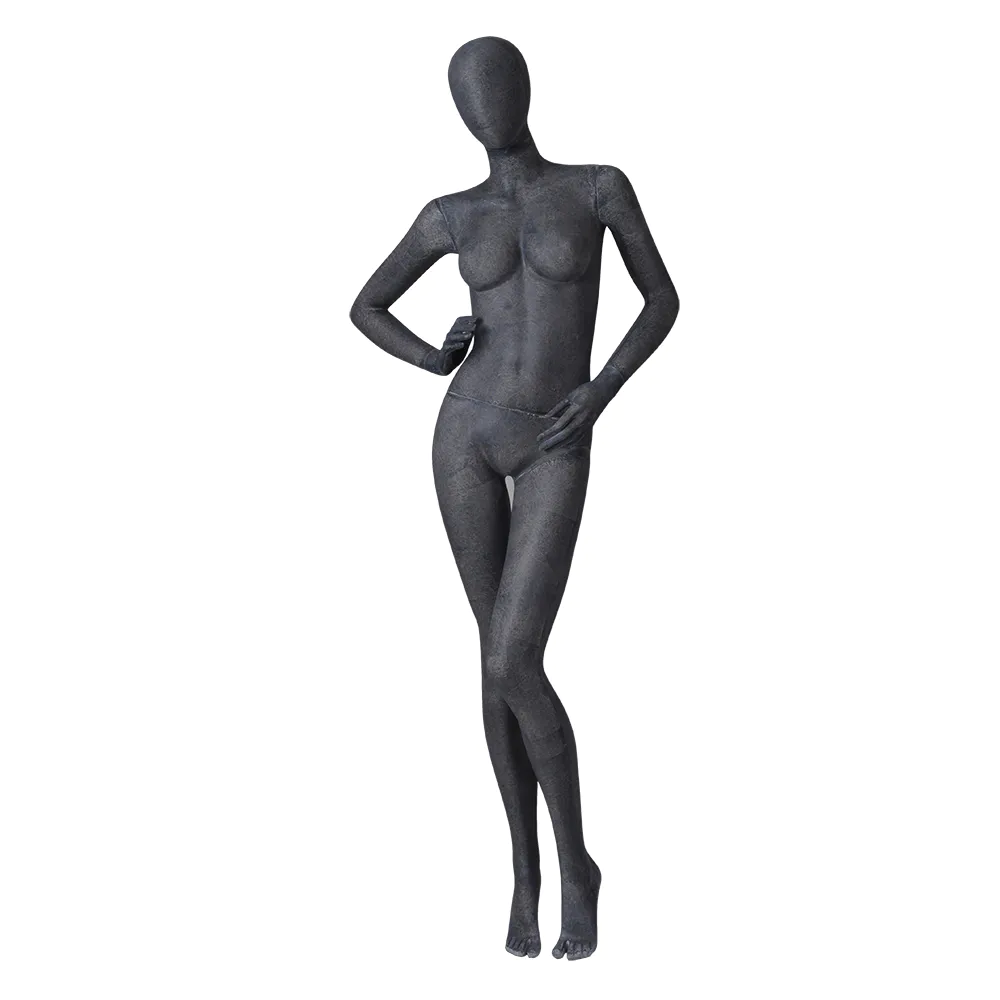 MPF04 Custom lifestyle elegant sexy female black mannequin