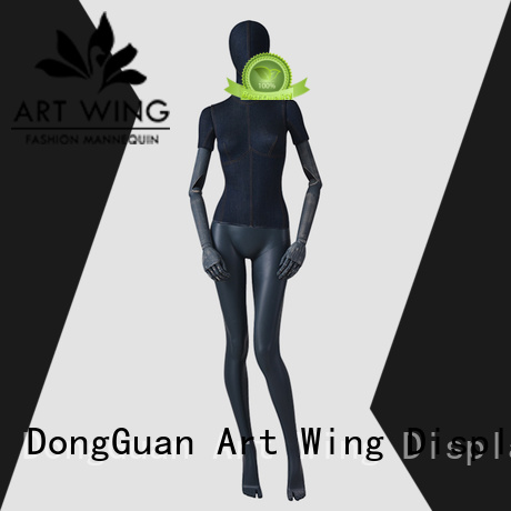adjustable female half mannequin with good price for suit Art Wing