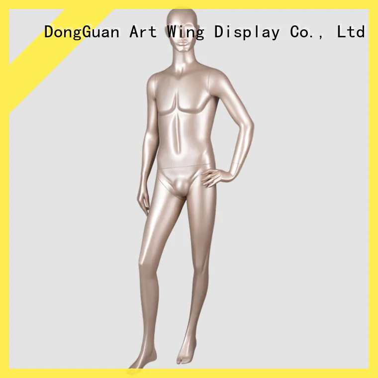 fiberglass male mannequin realistic from China for shop Art Wing