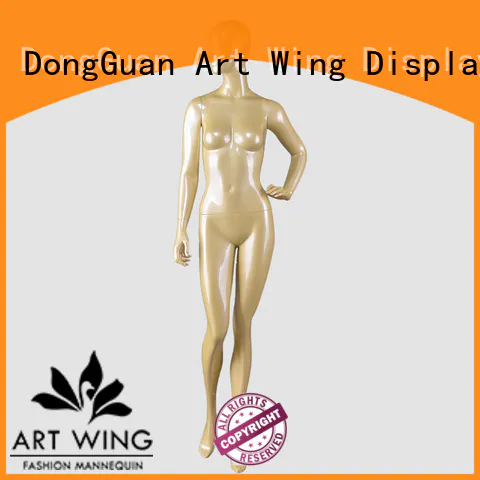 Art Wing female mannequin fiberglass wholesale for cloth shop