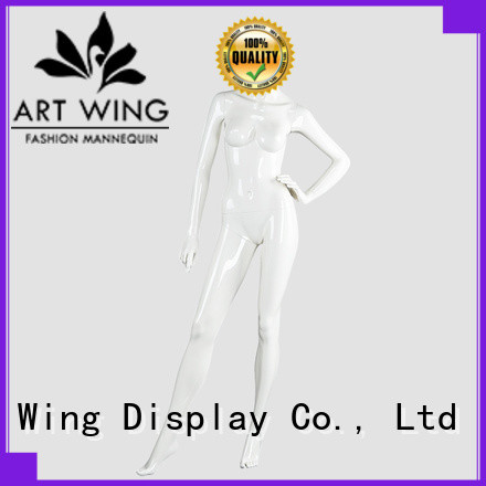 Art Wing women white female mannequin wholesale for cloth shop