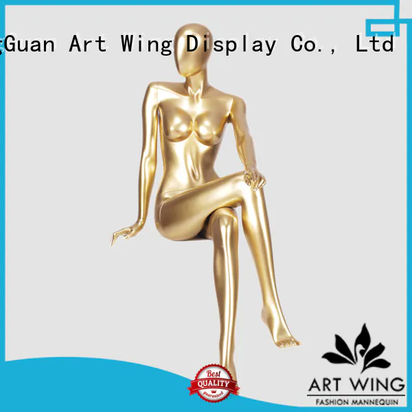 Art Wing fashion plastic female mannequin personalized for cloth shop