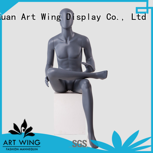 Art Wing abstract adjustable male mannequin from China for shop