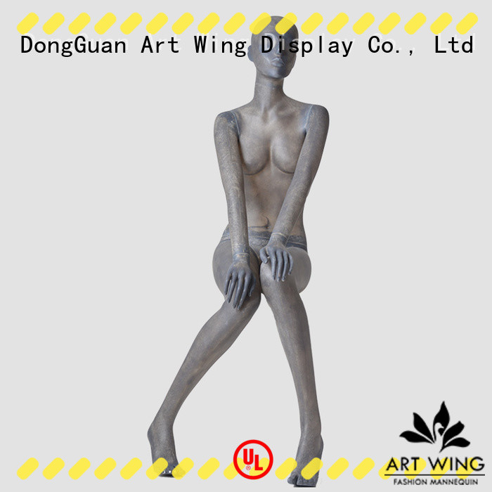 Art Wing standing female realistic mannequins manufacturer for shop