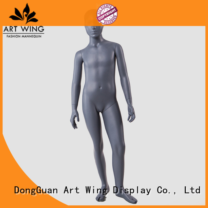 BC-KIDS-B Standing young teenage boy children mannequin black color for display