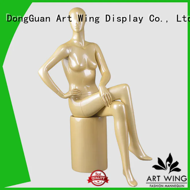 sturdy realistic girl mannequin wholesale for cloth shop Art Wing