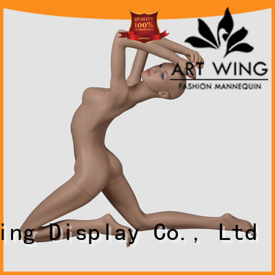 Art Wing practical kneeling female mannequin from China for mall