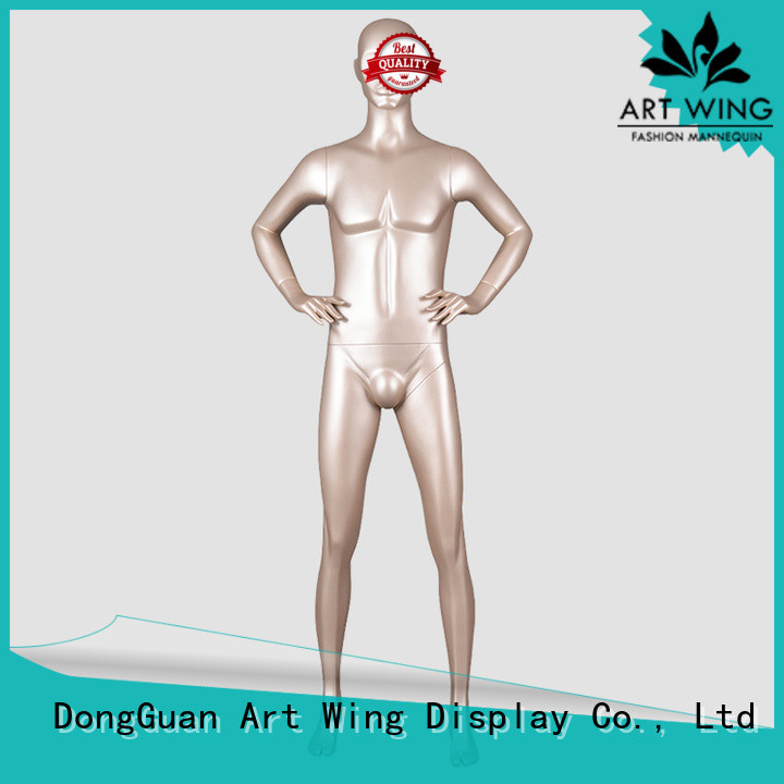 color male mannequin form display for shop Art Wing