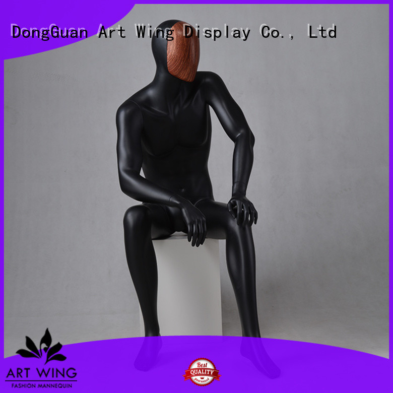 Art Wing professional male mannequin torso with head supplier for cloth shop