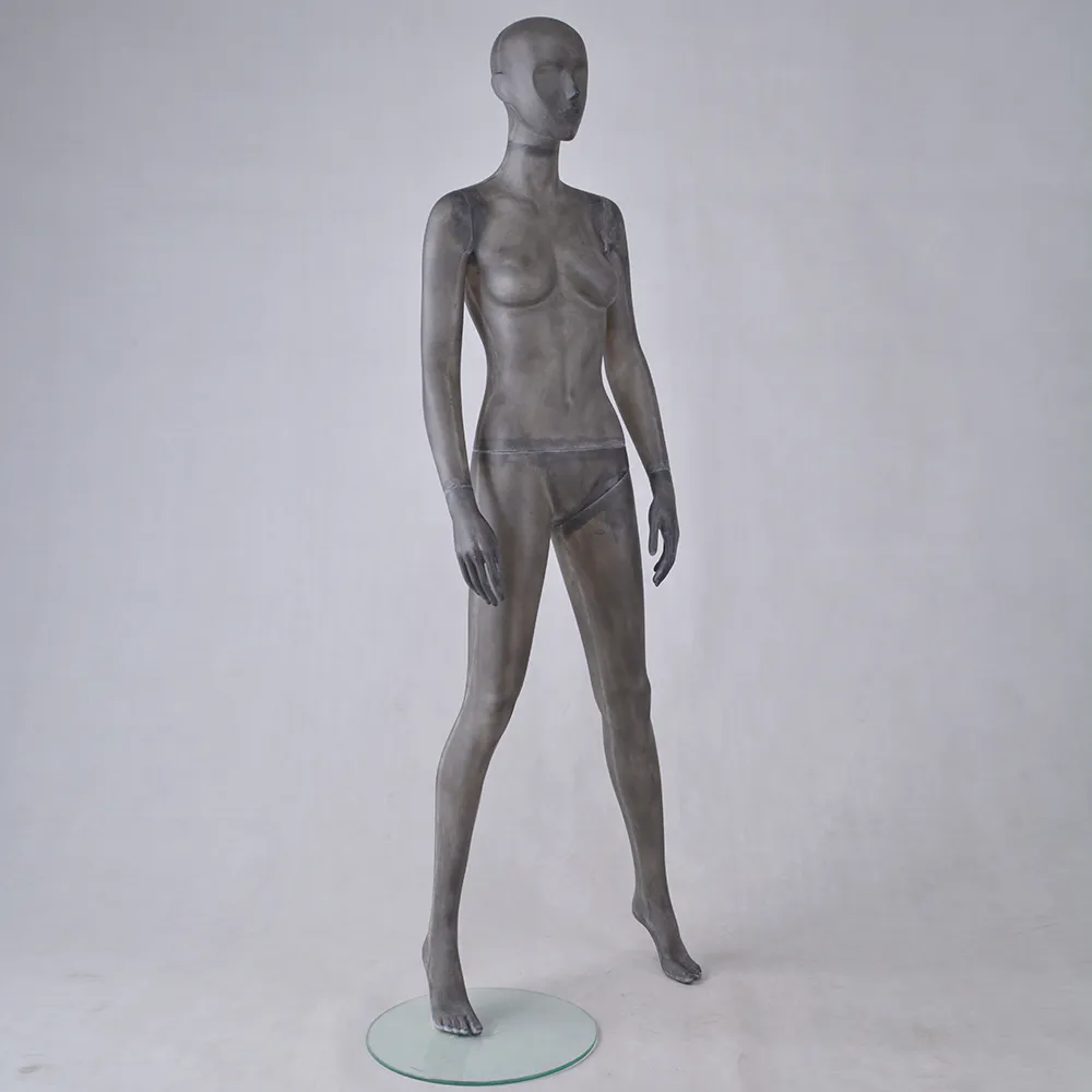 TG-01 Resin color body mannequins female black fiberglass mannequin