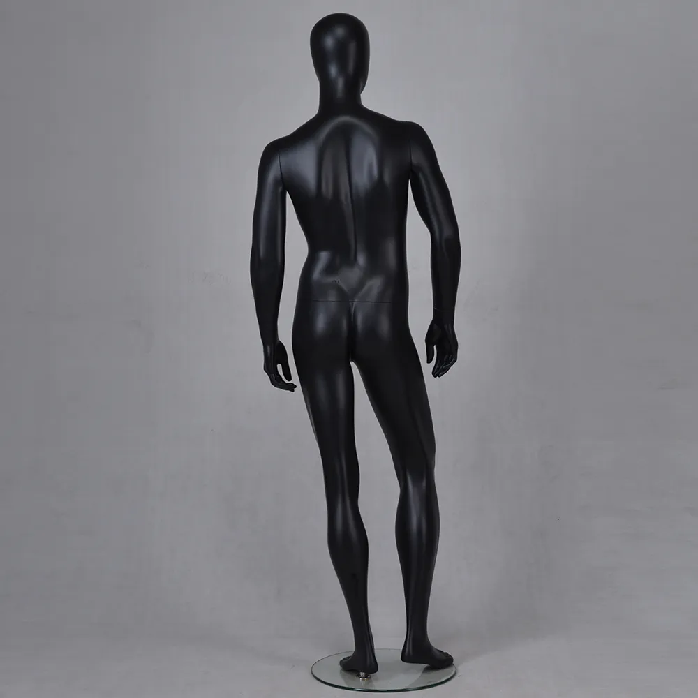 YB-1 Black abstract mannequin full body male mannequin customization