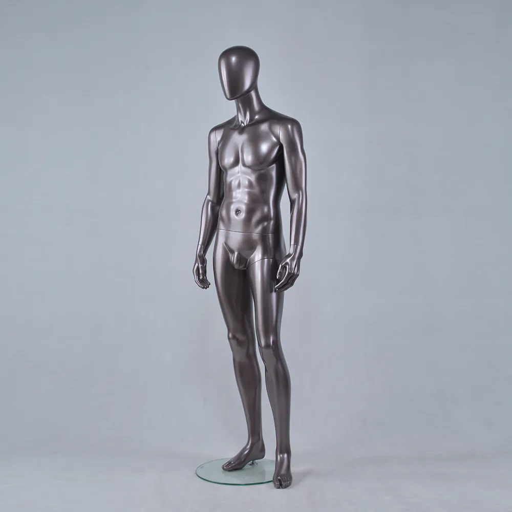 YSM-7 Full body mannequin standing naked male military mannequin