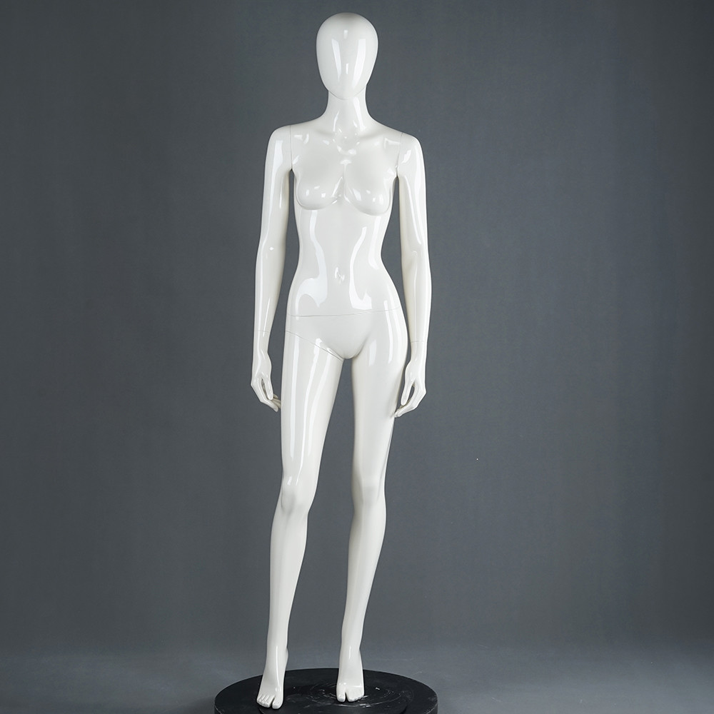 SQF-2 Standing female fiberglass mannequin for window display